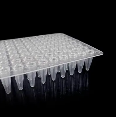 Transparent 96 Well PCR Plates 0.2ml PCR Plate None-Skirted Disposable Circular Plates