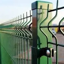 3D Curved PVC Coated Welded Wire Mesh Security Fencing with Bendings