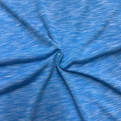 T/R Slub Yarn with Segment Color Jersey-Fabric