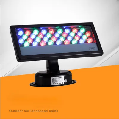 110V 220V Waterproof DMX Controller RGB 36W LED Floodlight Wall Washer Light