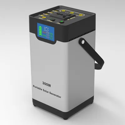 Portable Power Station 300W 1000W Solar Panels LiFePO4 Battery Car Source Energy Storage Generator Power