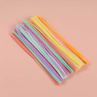 Art Supplies Preschool Craft Kids Pipe Cleaner Set Handmade Chenille Stems Decoration
