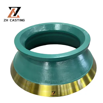 High Manganese Mn18cr2 Mn22cr2 Mantle Concave Bowl Liner Cone Crusher Wear Parts