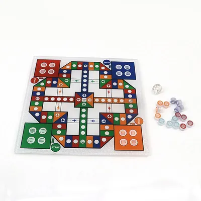 Factory Custom Luxury Decorative Acrylic Modern Ludo Chess Board Game Set