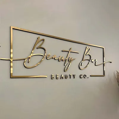 Ezd Custom Indoor Advertising Sign Laser Cut Beauty Acrylic Office Channel Letter