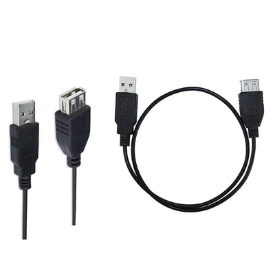 Customization USB 2.0 Male to Female Extension Cable 1/3/5/10 Meter Computer Magnetic Ring Extension Cable Connection Fast Charging Data Cable
