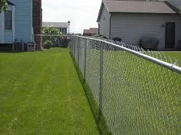 Hot-Dipped Galvanized or Powder Coated Chain Link Wire Mesh Fence Panels