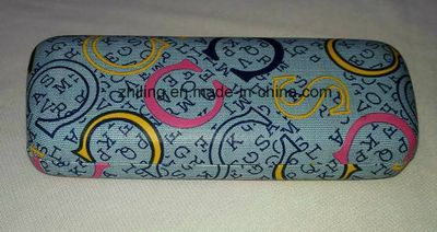 Metal Optical Glasses Case PVC Material