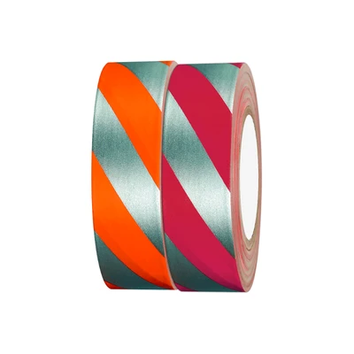 Orange Reflective PVC Caution Flagging Tape for Surveying Applications