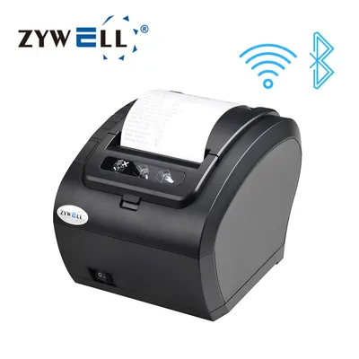 80mm Bluetooth Thermal Receipt Printer Imprimante Thermique Zywell 3 Inch Small Printer