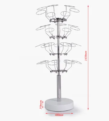 Manufacturing Rotatable Stainless Steel Clothes Shelf / Hat Racks