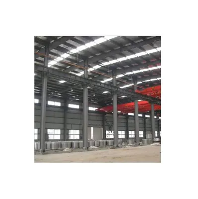Durable Industrial Steel Workshop Frame for Metal Structures