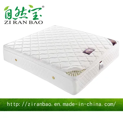 Embroidery Split Type Pocket Spring Mattress Hotel Furniture