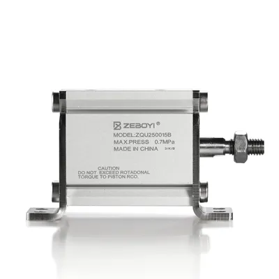 Zqu Series Aluminum Flat Plate Thin Type Compact Pneumatic Air Cylinder