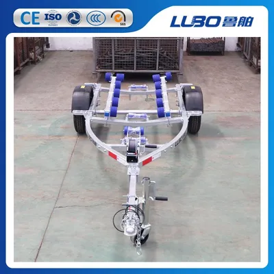 4.05m FRP330b Boat Trailer for Rubber Boat Rib Boat Jet Ski Boat Trailer