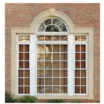 Commercial System Double Glazed Aluminum Casement Windows and Doors for House
