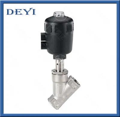 Sanitary Stainless Steel Flange Angle Seat Valve