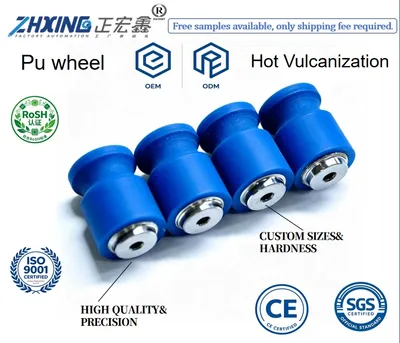 Durable, Rubber Roller, Wear-Resistant, Anti-Slip, PU Roller, Conveyor, Laminator, Silent, Customizable