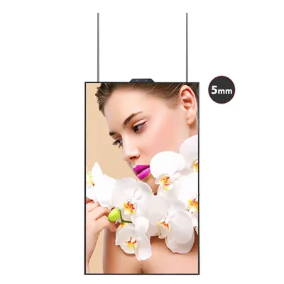 3000 Nits 43 Inch Anti-Reflection Window Facing LCD Display Retail Mall Digital Sign