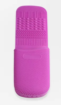 Silicone Bath Brush & Bathroom Storage Box-with Suction Cup Base, Compact and Practical