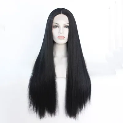 Front Lace Chemical Fiber Wig Chemical Fiber Half Wig