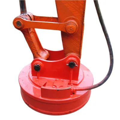 Recycling Scrap Metal Waste Steel Lifting Magnet Excavator Electromagnetic Chuck