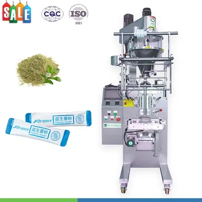 Small Automatic Pouch Instant Tea Powder Sugar Coffee Vertical Flow Powder Ffs Packing Machine