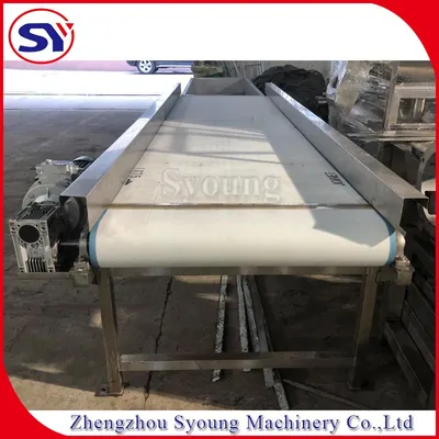 Customizable Food Grade PU/PVC Flat Belt Conveyor Material Handling Equipment