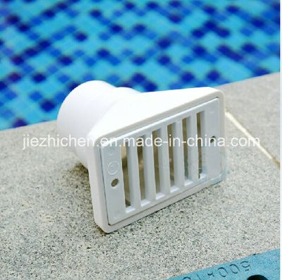Gutter/Deck Drain Pool Fitting Comes with Grate