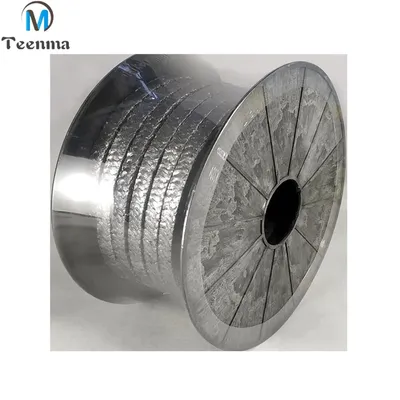 Good Lubricant Black Pure Graphite Packing for Mechanical Sealing