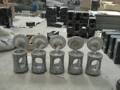 Cheap Prices Granite Tombstone Lantern Wholesale Stone Lamp