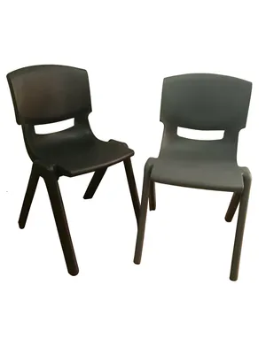 Modern Student Chair for Home and School, Injection Molded for Durability