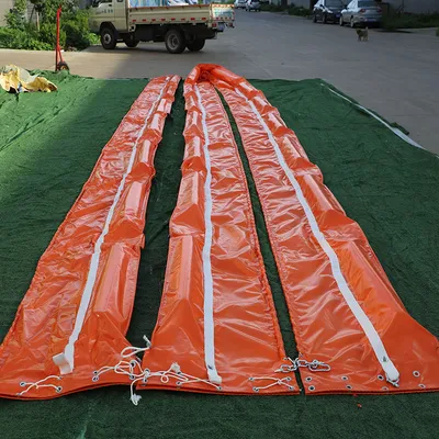 PVC Floating Oil Spill Absorbent Emergency Sea Absorbent Oil Containment Boom Barrier