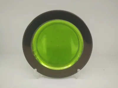 Plastic Plate, Disposable, Tableware, Tray, Dish, Colorful, PS, SGS, Silver Rim Plate, PA-01