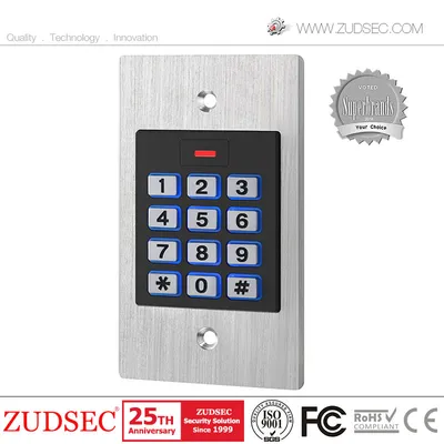2025 Best Selling Metal Structure IP68 Waterproof RFID Keypad Access Control with Anti-Vandal Design