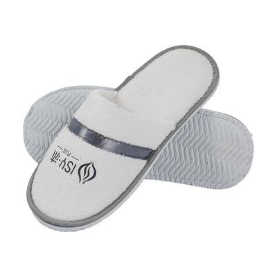 Coral Fleece and Waffle Fabric Hotel Slippers Temperature Regulating