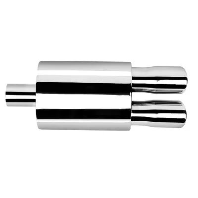 Car Universal Silver Stainless Steel Exhaust Pipie