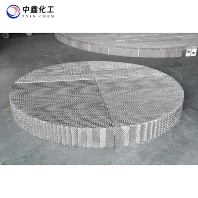 High Surface Area Refining Industry Low Pressure Drop Corrugated Plate Tower Packing