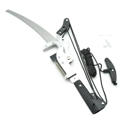 Manual Garden Trimmer High Branch Cutting Scissors Saw Metal Holder Gear Action Bypass Garden Shears Telescopic Pole Tree Pruner