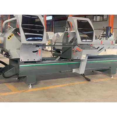 CNC 550 Aluminum Profile Window Door Double Head Mitre Cutting Saw Machine