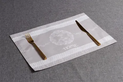 Staple and Bamboo Fabric Digital Printing with Lace Placemat