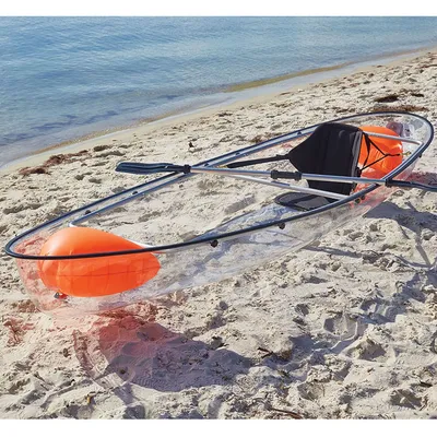 See Through Rowing Boat Transparent Sea Double Kayak