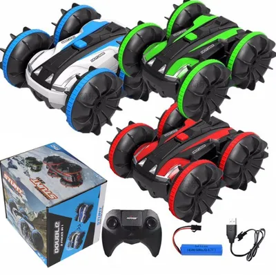 Expert Level Four-Wheel Remote Control Amphibious RC Car for Kids New Stock Arrival Requires Assembly with Charging Minis Camera