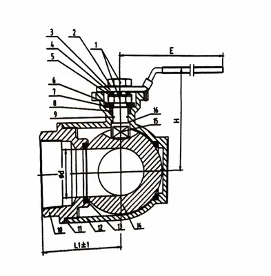 Durable Stainless Steel Manual Three - Way High Platform Threaded Ball Valve