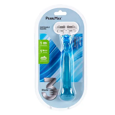 Pearlmax Beauty & Personal Care Triple Blades Woman Razor