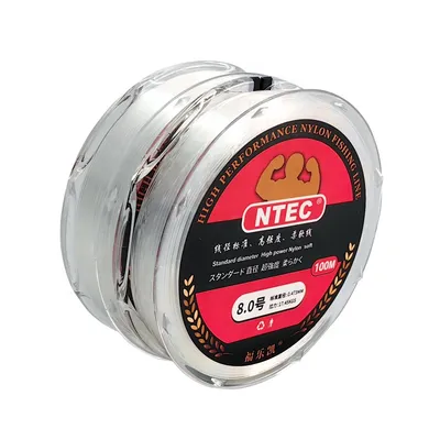 No. 0.4-No. 12 Nylon Monofilament Fishing Line in 100m Spool Packing