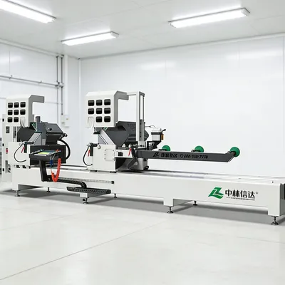 Digital Display Double-Head Precision Cutting Saw for Aluminum Profiles Doors and Windows