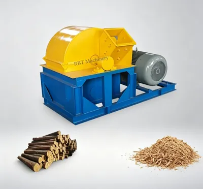 Portable Small Diesel Wood Shredder Sawdust Machine for Garden Branch Disposal