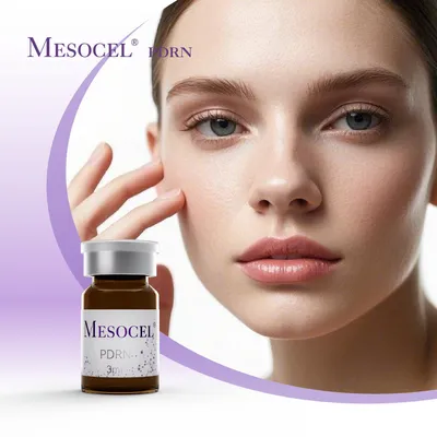 Mesocel Salmon DNA Pdrn Skin Booster Nourishing and Brightening Ampoule Mesotherapy Revitalization