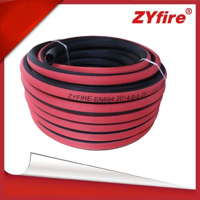 Zyfire En694 Red Semi-Rigid Hose/19mm/25mm/33mm/Reel Hose, Twill